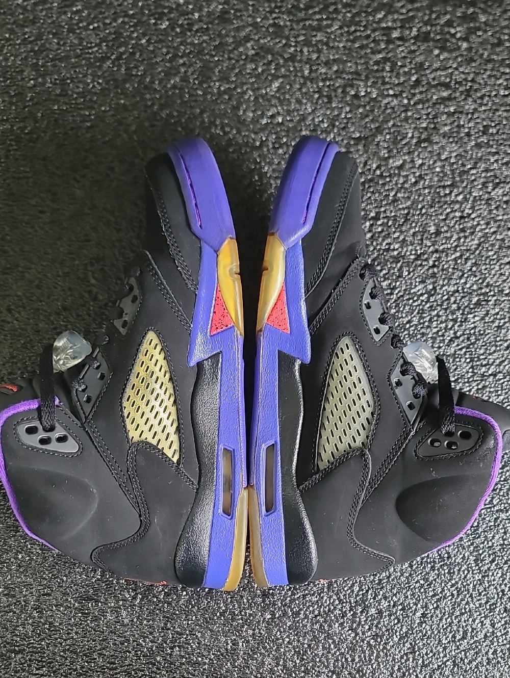 Nike Air Jordan 5 'Raptors' "Ember Glow/Fierce Purple" Wmns 8 Great Condition - Picture 6 of 13